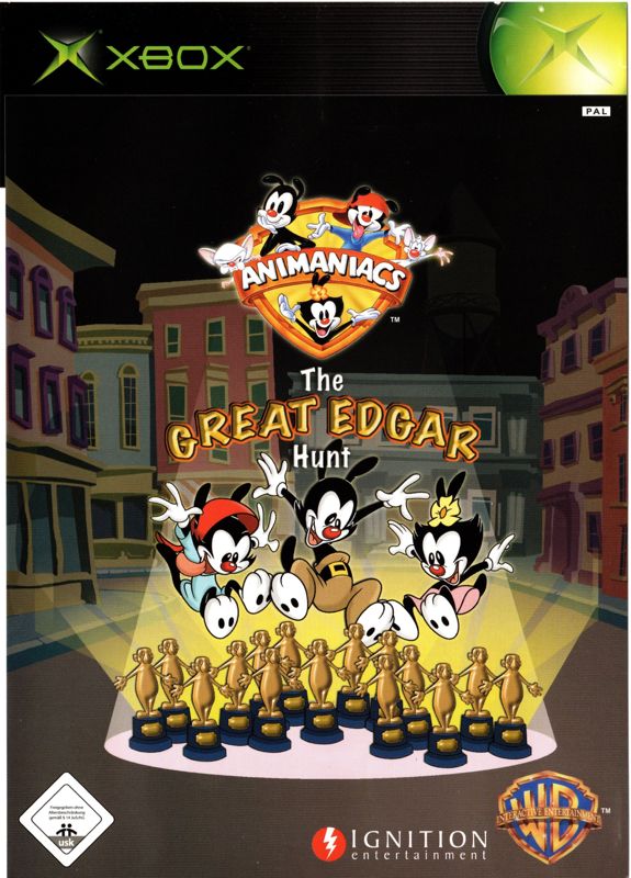 Animaniacs: The Great Edgar Hunt box art for Xbox